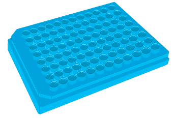 model of plates used for permeability tests